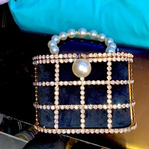 New GLAM RHINESTONES Bag worn once